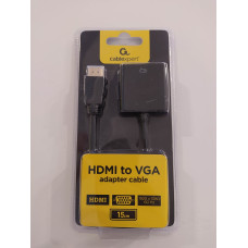 Cablexpert adapter HDMI átalakító VGA-ra új (HDMI -> VGA)
