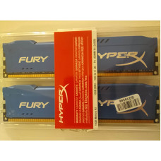Kingston HyperX Fury 16GB 2x8GB DDR3 1600Mhz memória HX316C10FK2/16