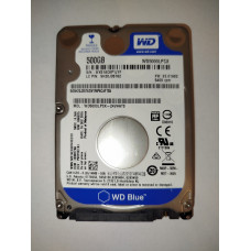 WD Blue 2.5" merevlemez 500 GB (WD5000LPCX) használt